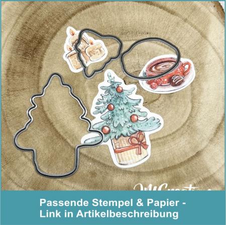 Tannenset - Stanzschablone